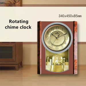 เสียงตกแต่งชั้นวางทีวี นาฬิกาห้องนั่งล่าสุดในบ้านสไตล์ยุโรป นาฬิกาแขวนผนังสไตล์ระฆัง