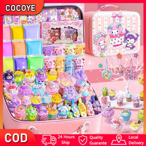 274/303/492/495/648/857/862 PCS Mainan Anak DIY Cream Guka Set Gantungan Kunci Akrilik Set Stiker lem krim Kreatif
