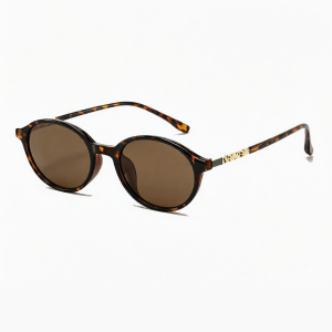 AIKENI | Retro UV Protection Oval Cat-Eye Sunglasses Suitable for Round and Square Faces