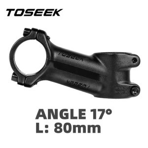 TOSEEK | TOSEEK MTB Bicycle Handlebar Stem 10 17 Degree Aluminum Mtb Stem 80 90mm Mtb Power 31.8mm Mtb Bike Table Bicycle Parts