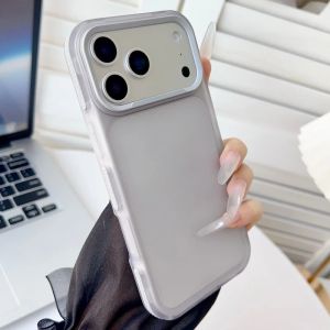 szhaiyu | Luxury Translucent Candy Armor Phone Case For iPhone 18 17 Air 16 15 14 13 12 Pro Max Plus Shockproof Protect Matte Back Cover