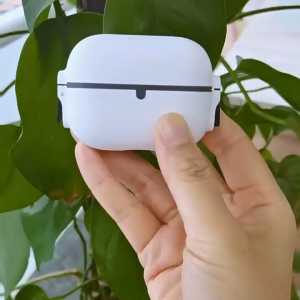 Minimalist Double Lock Airpods Pro Case Cover | Shock-resistant Silicone Anti-slip Design | Compatible with Pro 1st&2nd/3rd Gen Supports Wireless Charging