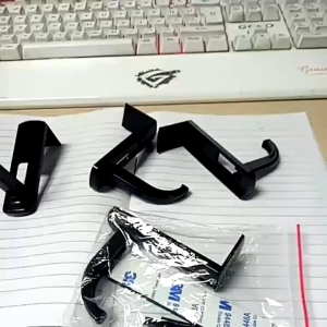 4Pcs Headset Hanger PC Monitor Side Mounted Gaming Headphone Hook Holder for Internet Cafe Office