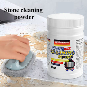 Stone Stain Remover Granite Quartz Marble Tile Stubborn Stains Deep Cleaning Powder Strong Decontamination Granite Stone Cleaner
