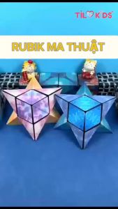 Đồ chơi Rubik ma thuật 3D TILO KIDS thay đổi hình dáng độc đáo phát triển sự sáng tạo cho bé Magnetic Magic Cube