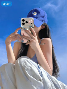 UGP | Cute Mirror Design Multiple Model Compatible Silver Frame Full Camera Protection Case