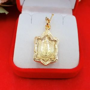 จี้ทองรูปเต่าหลวงปู่หลิว จี้พระ จี้หลวงปู่หลิว เสริมดวงบารมี โชคลาภ เมตตามหานิยม อายุยืน หายจากโรคภัยไข้เจ็บ