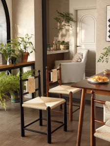 MU FENG ZHI NAN | Retro Rustic Dining Chair