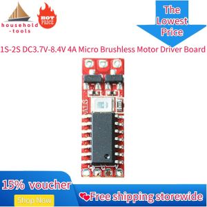 household-tools 1S-2S DC3.7V-8.4V 4A Micro Brushless Motor Drive Board Voltage Stabilizer Driver ESC Brushless Electric Adjustment for 1104 1106 1306 1407 1503
