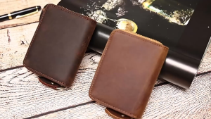 Banyanu RFID ใบอนุญาตบัตรกระเป๋าสตางค์ ผู้ชาย วินเทจ หนังแท้