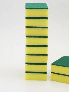 ComBo 5 Miếng Bọt Biển Rửa Chén Bát 2 Mặt Xanh Vàng Tiện Dụng Siêu Sạch