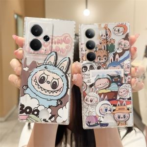 Ins Phone Case for Realme C75x & Realme 14 Series: Cute Cartoon Ghost Face & Full Cover Protection