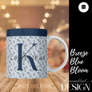 Personalized Mug-Blue Breeze Bloom Limited Edition
