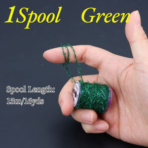 1/14Spools Create Better Legs! Straggle Legs Fly Tying Material for Realistic Insect/Nymph Imitation Ultra Fine Core 14 Colors
