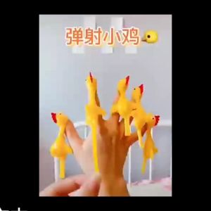 Novelty Finger Ejection Turkey Toy Funny Finger Slingshot Bird Flying Slingshot Chick Game Toy