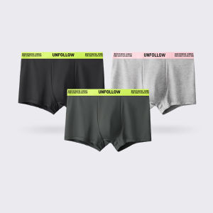 Trendy Letter 10A Grade Breathable Mens Briefs