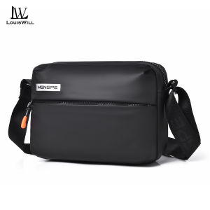 LouisWill Mens Shoulder Bag for Men Sling Bag for Men Fashion Messenger Bag Waterproof Film Bag Large Capacity Travel Bag Business Bag Large Crossbody Phone Bag Lightweight Casual Bag Leisure Sport Street Bag