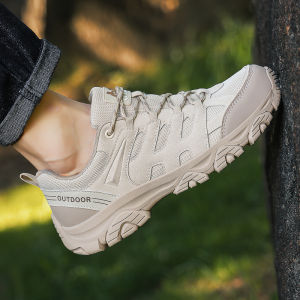 Mens Hiking Shoes Breathable Outdoor Sports Shoes Large Size 46 47 Waterproof Non-slip Spring Summer New Style Casual Shoes