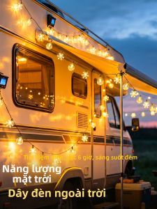 No Brand | Atmospheric Outdoor Solar String Lights