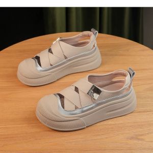 Soft-soled soft-sided sandals womens 2024 summer new muffin summer versatile one-pedal casual platform womens single shoes sandals