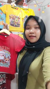 Code8.id DTF2 Baju Kaos Natal Anak Laki Laki Karakter Santa Rusa Best Seller MURAH DAN TRENDY