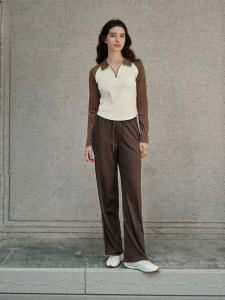 Semir | Causal Loose Waist Color Block Wide Leg Trousers Leg Lengthening Fall Sporty