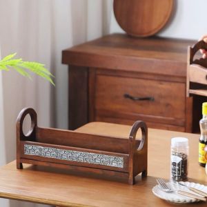 ห้องน้ำห้องอาบน้ำชั้นวางของห้องครัวชั้นวางของไม้วินเทจโต๊ะเครื่องสำอางชั้นวางของชั้นวางน้ำมันเชื้อเพลิงชั้นวางของ