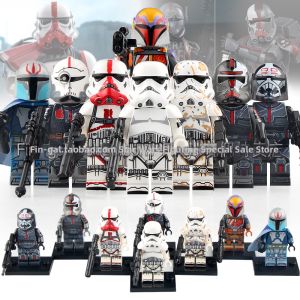 Đồ Chơi Xây Dựng Chiến Binh Clone và Mandalorian Star Wars