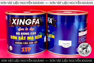 Sơn Sắt Mạ Kẽm Xingfa XF-001 Màu Trắng Bóng – Sơn Là Đẹp Độ Bóng Cao 1TP