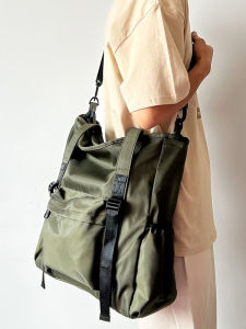 Large Capacity Commuter Mens Workwear Fitness Bag Waterproof Single Shoulder Computer Bag for College Students Book Bag