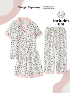 DAISONG | Padded Plus Size Summer Sleepwear Set
