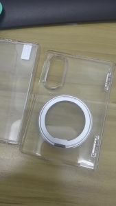 RICHMENT 360°Rotating Magnetic Metal Holder Phone Case for Samsung Galaxy Z Fold 8/Z Fold 8 Ultra Clear Full Cover