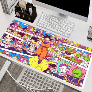 Bandai | Popular DBZ Mouse Pad Large Gaming Accessories Computer Desk Mat Speed Gamer Keyboard Pad Dragon Ball Anime Extended Mouse Mat