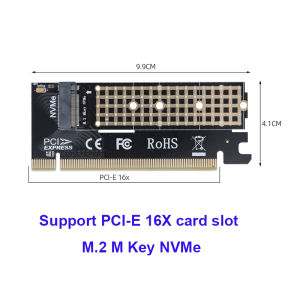 M.2 NVMe M-Key to PCIe 3.0 SSD Adapter Card PCIe X4 X8 X16 For Desktop PC PCI-E Graphics Card Sot