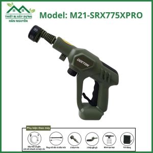 Thân máy rửa xe pin Dekton M21-SRX775XPRO Motor #775 rửa xe cầm tay mini dùng pin màu olive