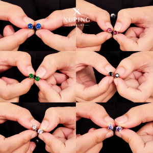 Xuping Anting Stud Kasual Mata Warna Cantik 0152062605