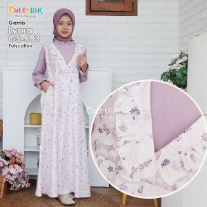 v3i GAMIS  KATUN LYORA REMAJA ANAK PEREMPUAN CUTETRIK TERBARU 2025