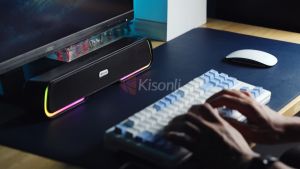 KISONLI Speaker Portable Bluetooth LED-913 Stereo Bass Effect With Super Bass