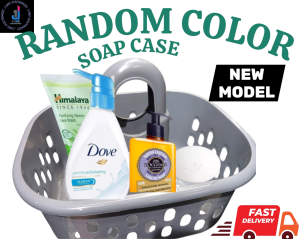 ROUND SOAP CASE Basket Toilet Rack Storage Basket Hanging Basket Laundry Bag Dormitory Bedroom Kitc RANDOM COLOR