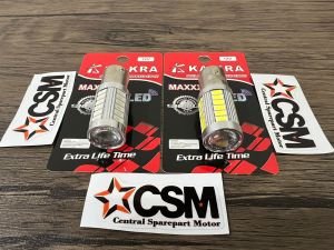 Lampu LED Stop Bayonet Brake / Rem 1157 12VOLT 5630 33 MATA Lensa Mobil Motor