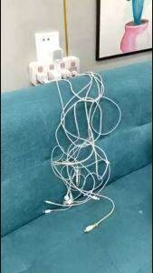 {2pcs} 5Clip/7Clip Soft Silicone Hub Cable Winder Desktop Tidy Management Clip柔软硅胶集线器