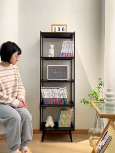 ชั้นวางหนังสือ ชั้นหนังสือ ชั้นเก็บของในบ้าน ห้องนั่งเล่น ตู้เก็บของหลายชั้นสำหรับเด็ก ชั้นวางของติดผนังสำหรับดาราดังทางอินเทอร์เน็ต