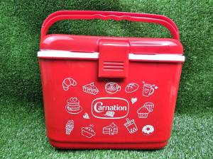 กระติกคาเนชั่น4ลิตร (ฝามีที่วางแก้ว)