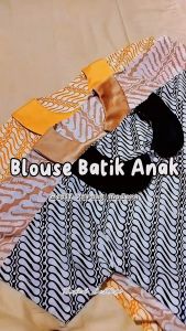 TUNIK Atasan Baju Batik Perempuan Anak Remaja XS S M L XL Motif Jumputan PAUD SD SMP SMA iNARA