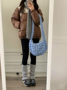 Fashionable Cloud Shape Discounted Single Shoulder Dumpling Bag Casual Versatile Folded Womens Handbag for Daily Use