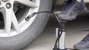 【Giao hàng địa phương】ROCKBROS Bơm Xe Đạp 80PSI áp lực cao hợp kim nhôm bơm xe đạp mini Bơm Xe Đạp AV/FV xách tay Bơm Lốp Xe áp suất MTB bơm chân phụ kiện xe đạp