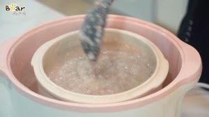 Nồi Nấu Chậm Bear 16L và 25L Nồi Nấu Chậm Thố Đất Tử Sa bear Nồi nấu cháo chậm Bear nồi hầm đa năng nồi chưng yến Chính Hãng Bản Quốc Tế Bộ nồi kèm 5 thố sứ và 1 xửng hấp chế độ hẹn giờ ninh hoạt bh hành 18 tháng