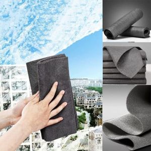 LLCY 3PCS  No Watermark Wipe Mirror Thick Dishcloth Magic Cloth Car Polishing Rag No Trace Glass Cleaning Cloths