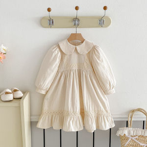Baby Girls Dress Long Sleeve Girls Sweet Party Princess Kids Dresses for Girls Ruffles Lace Casual Dresses childrens dresses