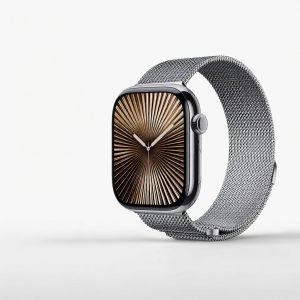Newyu | Titanium Milanese Magnetic Sport Loop Watch Band for iWatch